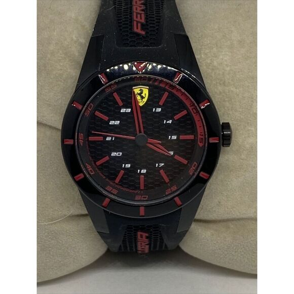 Ferrari Scud Erica SF27.4.47.0217 Men Black Strap Analog Dial Quartz Watch Y772 - Picture 2 of 12